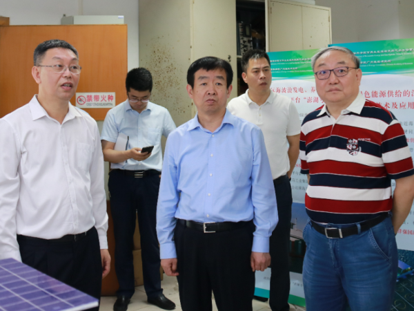 江苏省副省长齐家滨一行调研tyc1286太阳集团总站